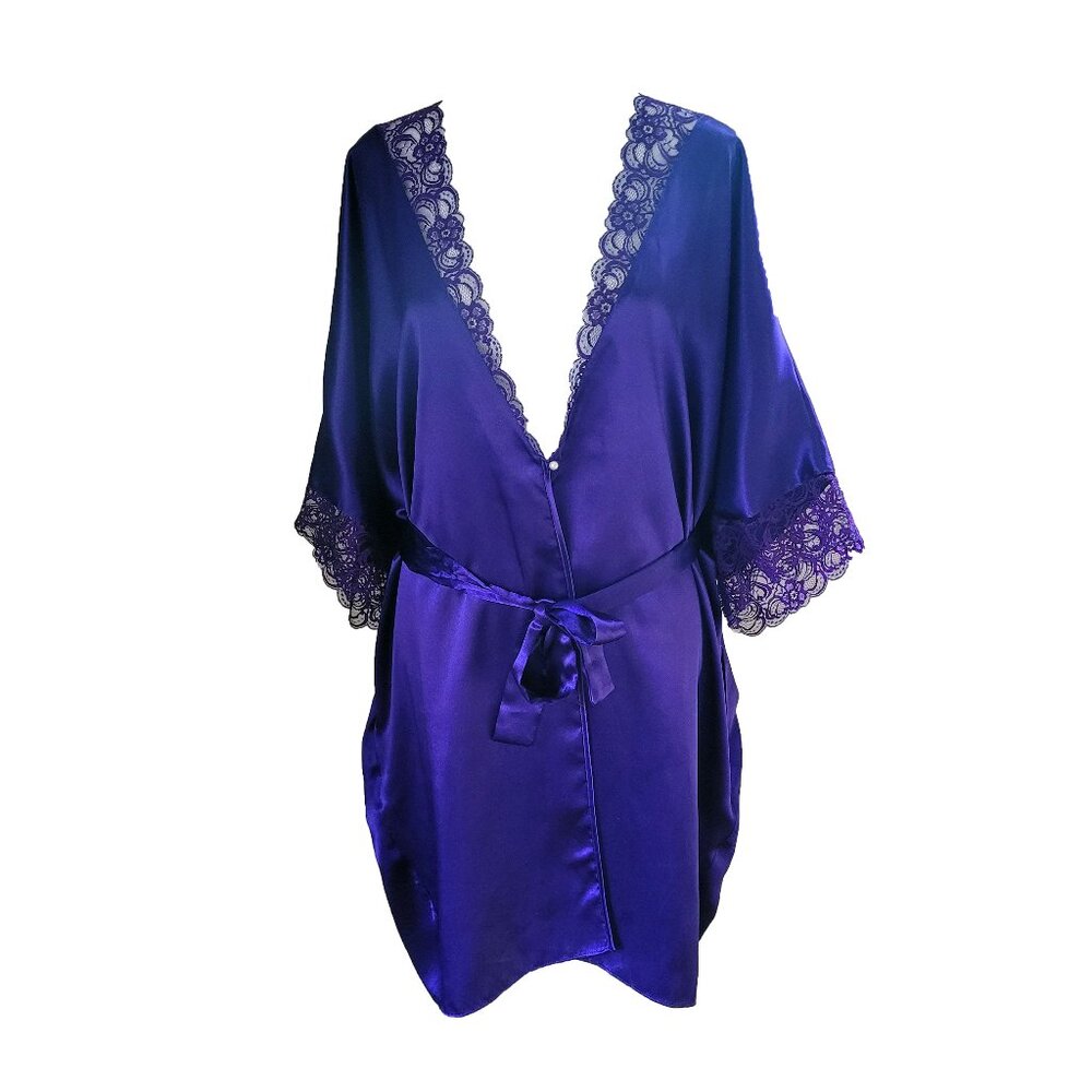 Intimates Royal Purple Robe Size L